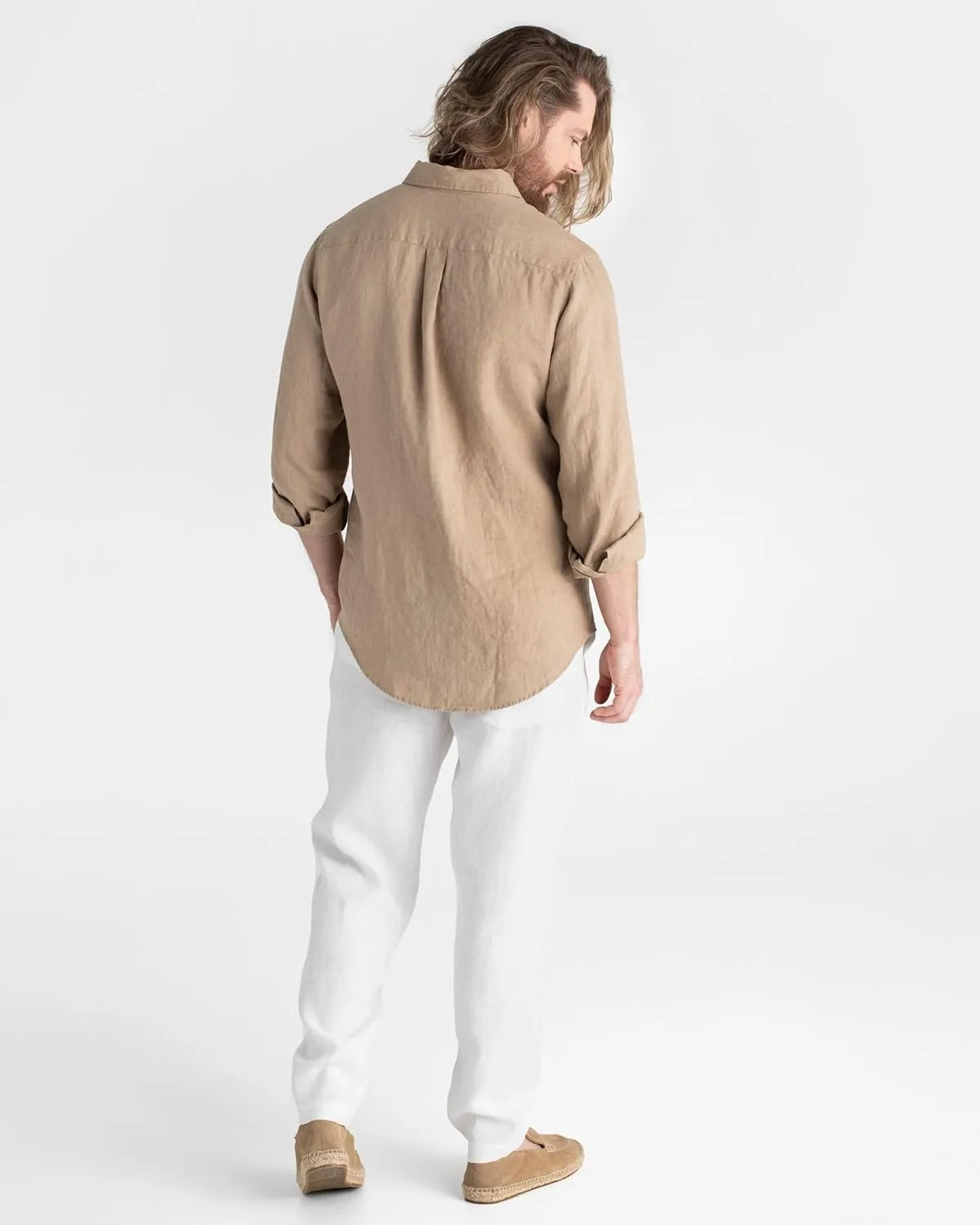 Magic Linen - Shirt Sintra, Linen Shirt for Men, Linen Lightweight Shirt, 100% Flax Linen Shirt, Classic Linen Shirt