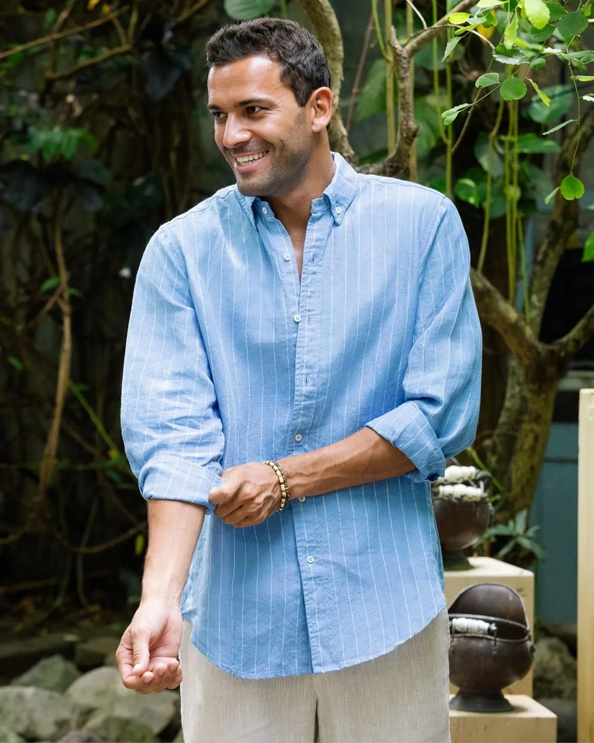 Magic Linen - Shirt Sintra, Linen Shirt for Men, Linen Lightweight Shirt, 100% Flax Linen Shirt, Classic Linen Shirt