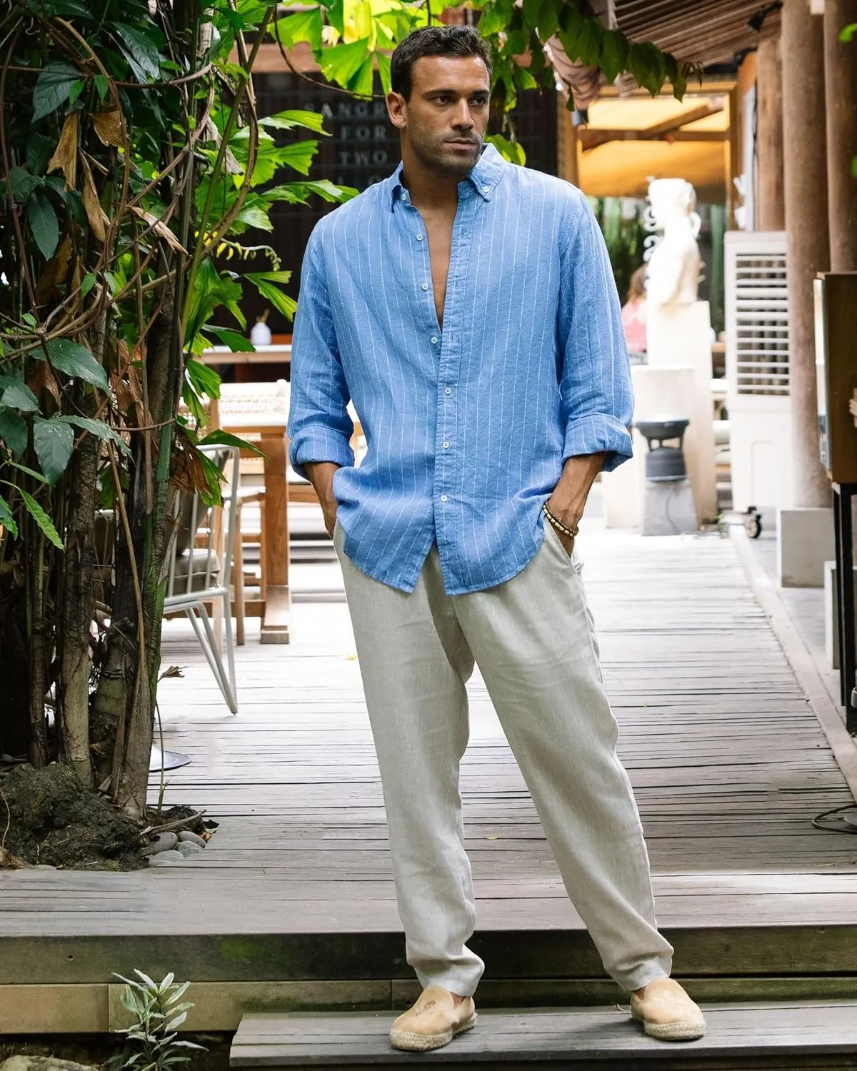 Magic Linen - Shirt Sintra, Linen Shirt for Men, Linen Lightweight Shirt, 100% Flax Linen Shirt, Classic Linen Shirt