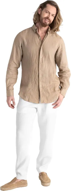 Magic Linen - Shirt Sintra, Linen Shirt for Men, Linen Lightweight Shirt, 100% Flax Linen Shirt, Classic Linen Shirt