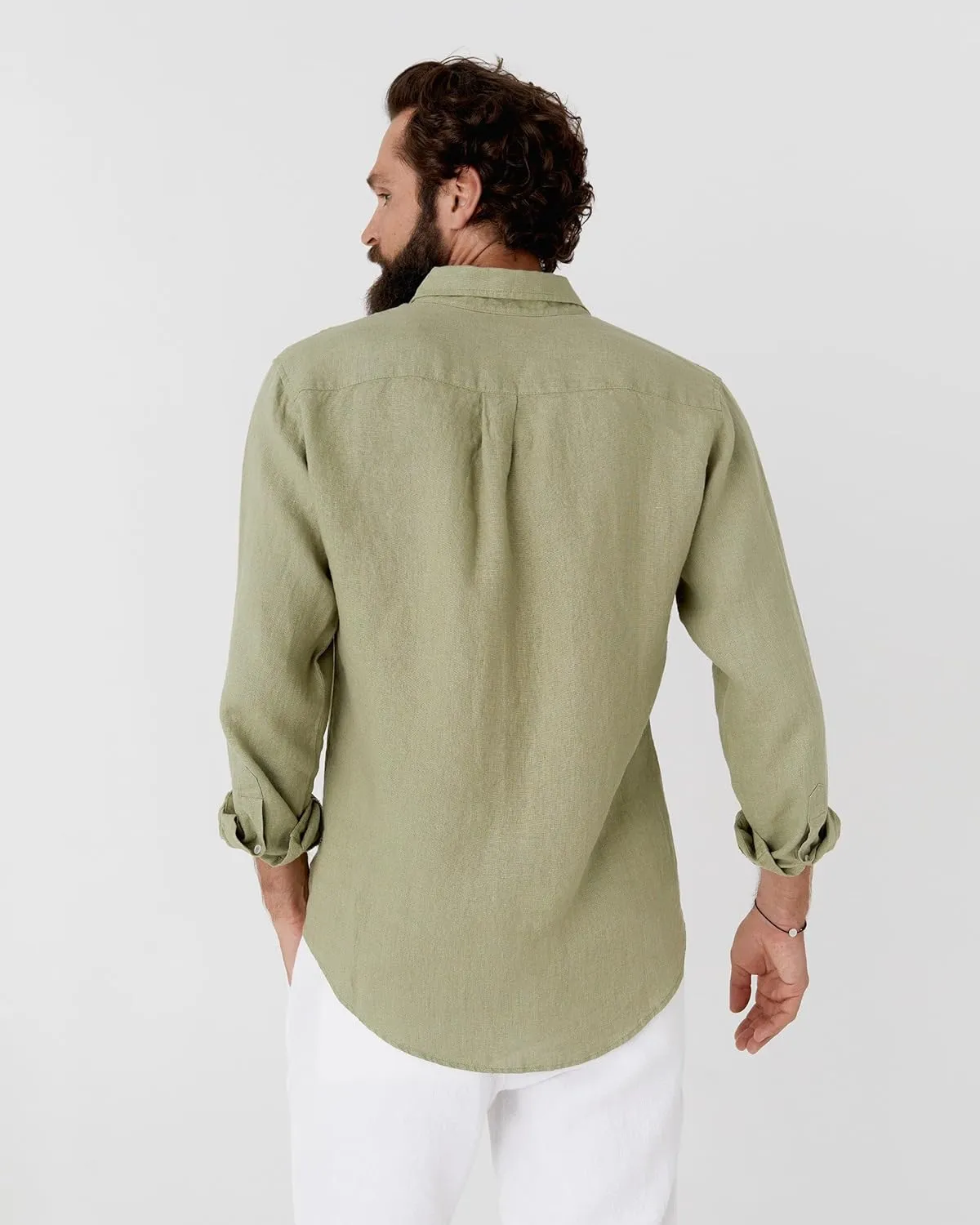 Magic Linen - Shirt Sintra, Linen Shirt for Men, Linen Lightweight Shirt, 100% Flax Linen Shirt, Classic Linen Shirt