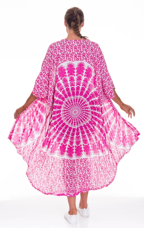 Mandala Sequin Long Kimono