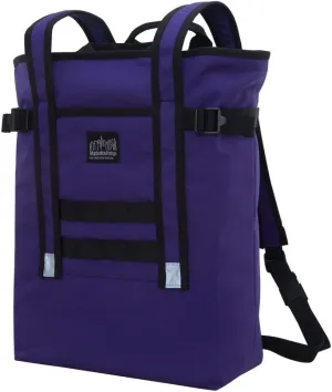 Manhattan Portage Chrystie Backpack With Adjustable Strap Water Resistant Paded Laptop Compartment In 1000D Cordura (Purple)
