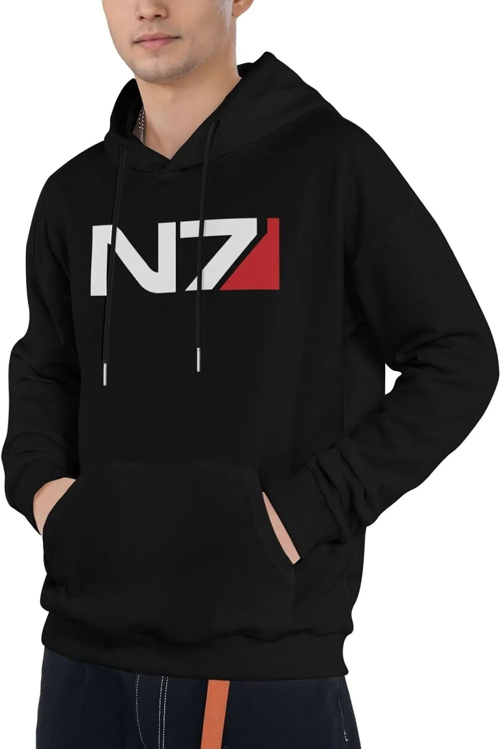 Mass Effect Men'S Cotton Hoodie Pullover Hoodie Cotton Sweater With Pocket