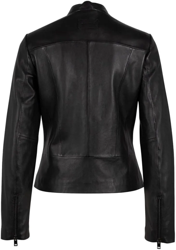 Mauritius Women's Soft Lambskin Leather Jacket