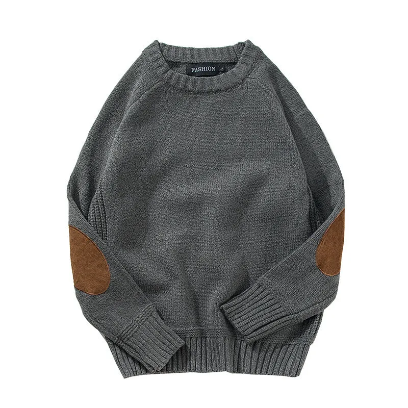 Men Popular Round-Neck Trendy Minimalist  Sweater