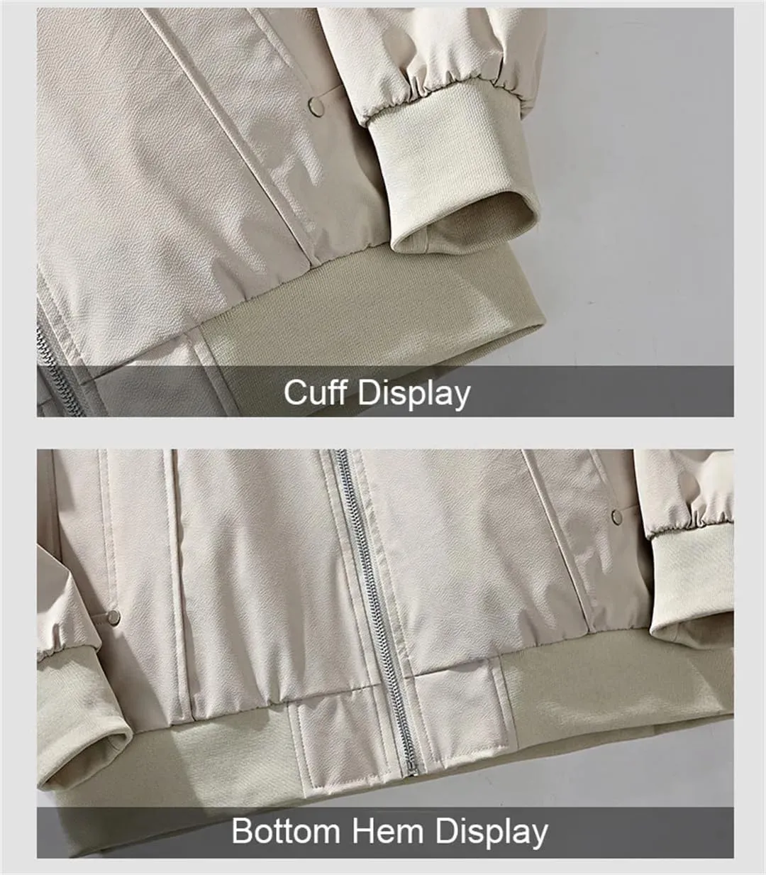 Men Spring Plus Size Baseball Collar Jacket All Uniform Windbreaker Zipper Baseball Coat