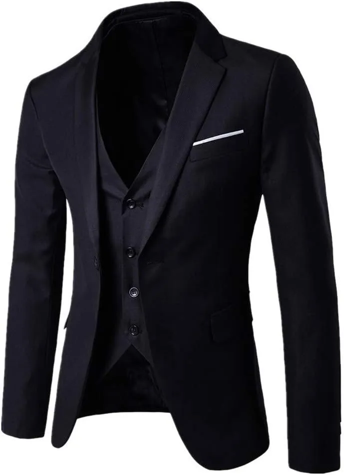 Men Suits Slim 3 Suit Business Wedding Party Jacket Vest & Pants Coat Wedding Suit Men Suits Mens Formal Mens Formal