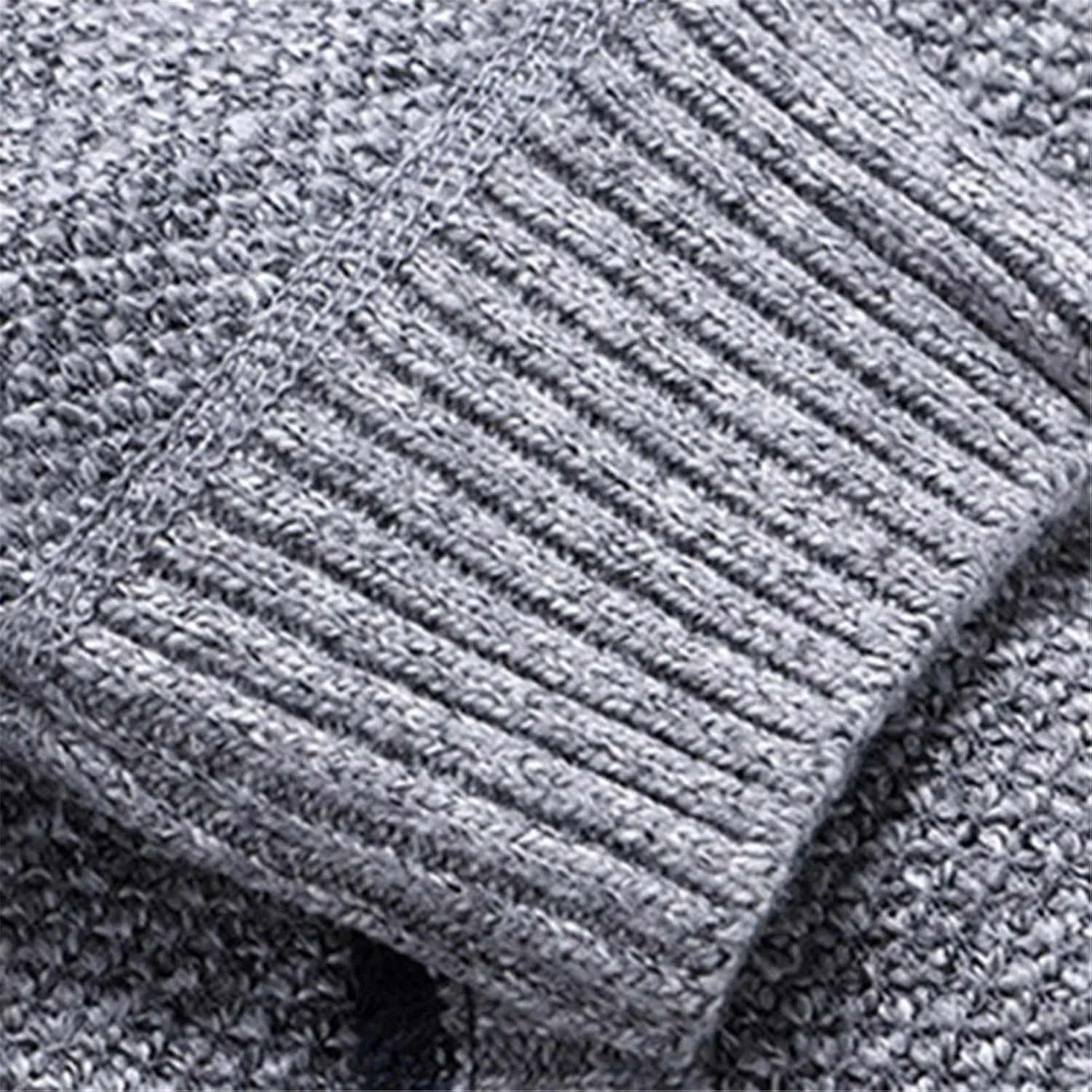Men Thick Sweater Cardigan Slim Fit Knitwear Outerwear Warm Winter Sweater Jumper