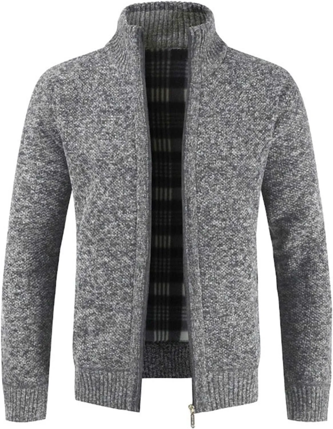 Men Thick Sweater Cardigan Slim Fit Knitwear Outerwear Warm Winter Sweater Jumper