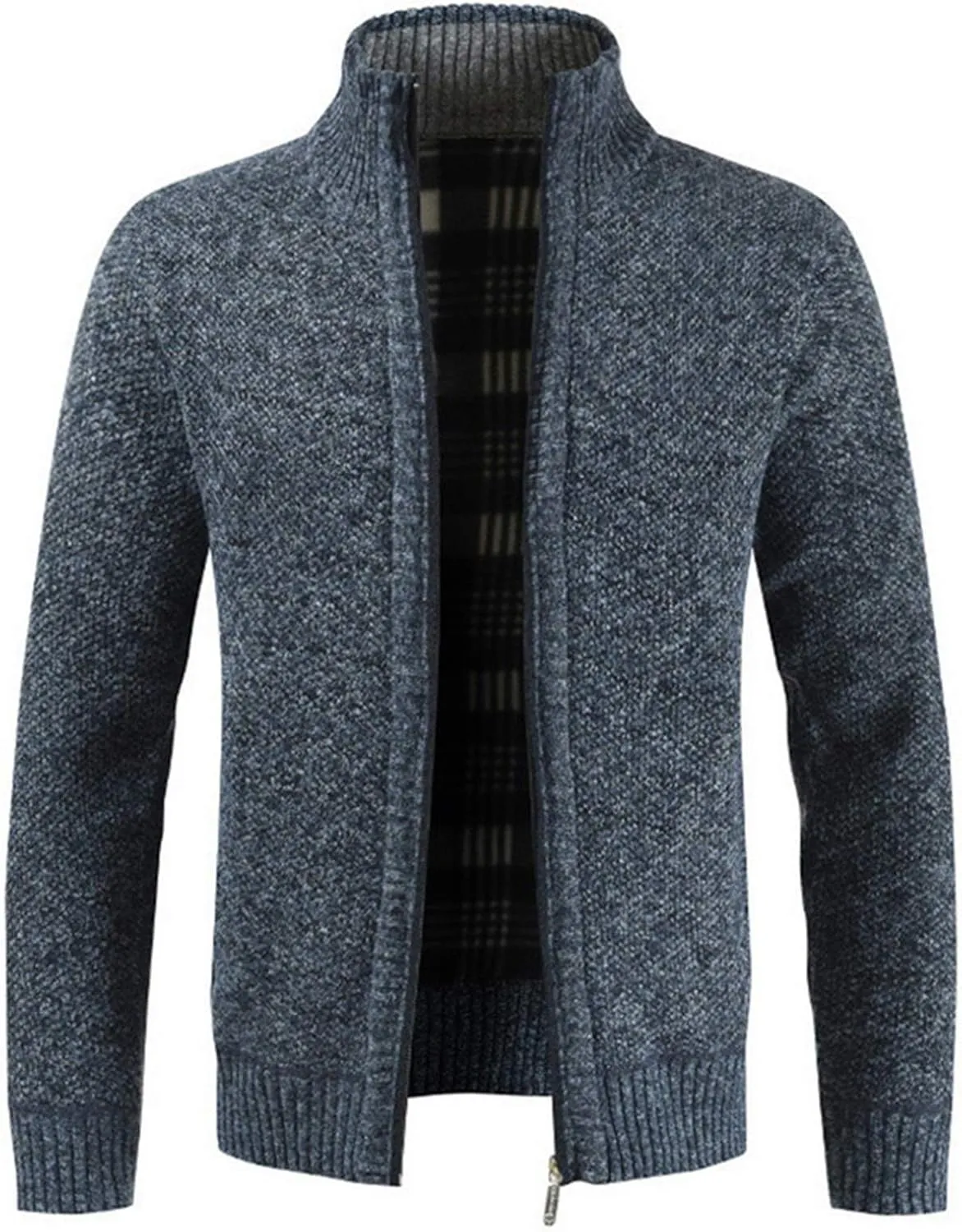 Men Thick Sweater Cardigan Slim Fit Knitwear Outerwear Warm Winter Sweater Jumper