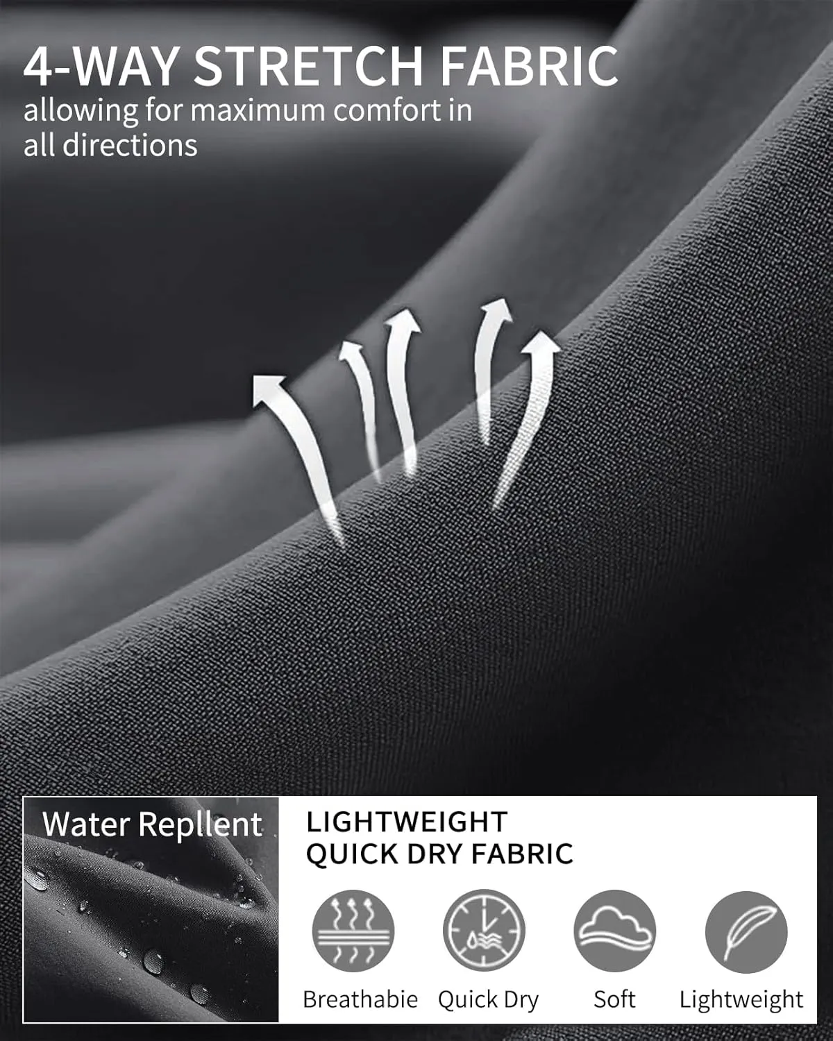 Mens 7 inch Golf Pants