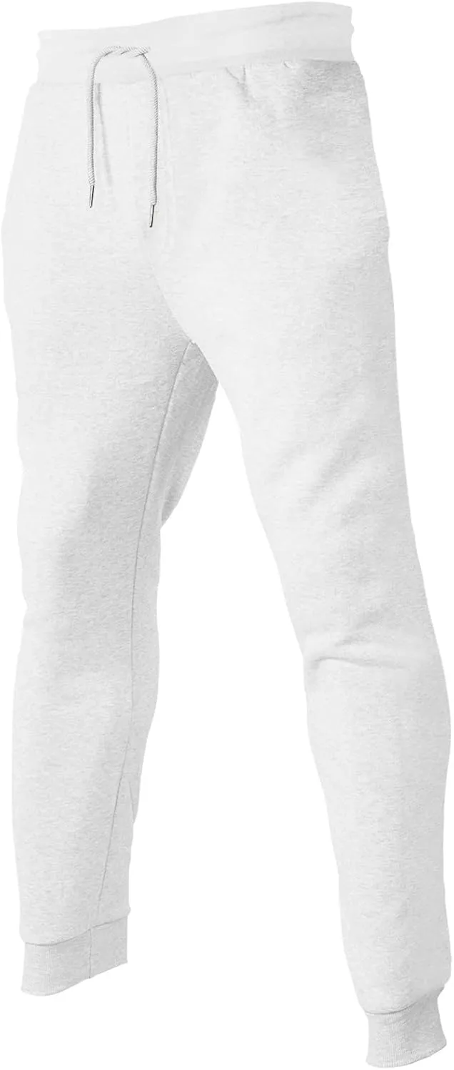 Men's Baggy Sweatpants Drawstring Waist Tapered Leg Joggers Lightweight Workout Lounge Pants with Pockets S-4XL