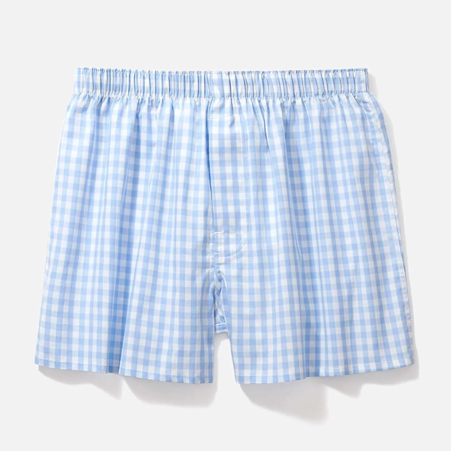 Mens Boxer Shorts Funny Boxers Sleep Short Plaid Cotton Loose Woven Breathable Stretch Boxers Short for Men XX-Large