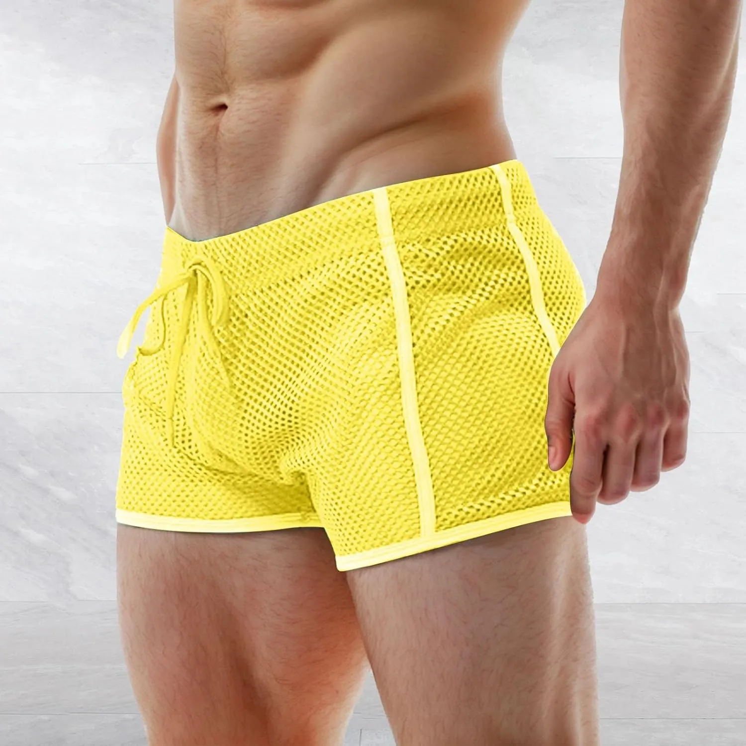 Men's Briefs Underwear,Plus Size Sexy Lace Up Shorts Holiday Casual 3 Minute Mens Valentines Underwear