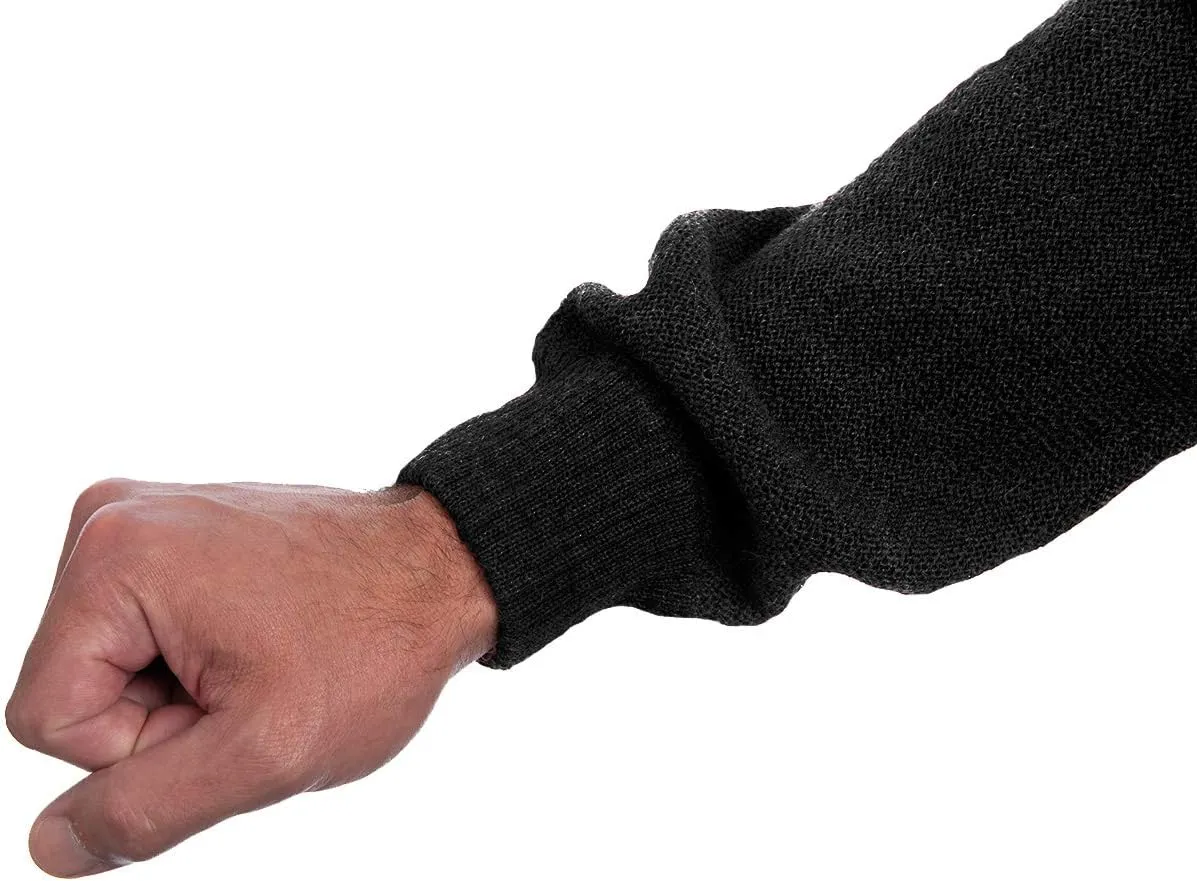 Men's Button Down Golf Cardigan Sweater with Pockets - 100% Alpaca Wool
