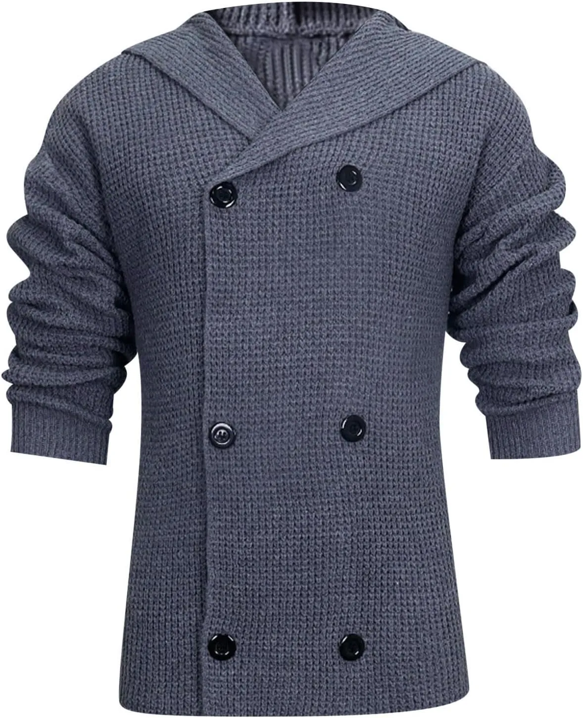 Mens Cardigan Sweater Men's Aztec Western Print Shawl Collar Button Cadigan Sweater with 2 Front Pockets