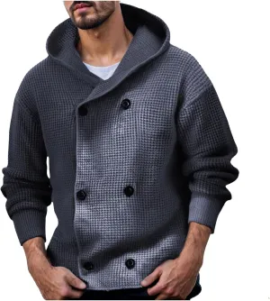 Mens Cardigan Sweater Men's Aztec Western Print Shawl Collar Button Cadigan Sweater with 2 Front Pockets