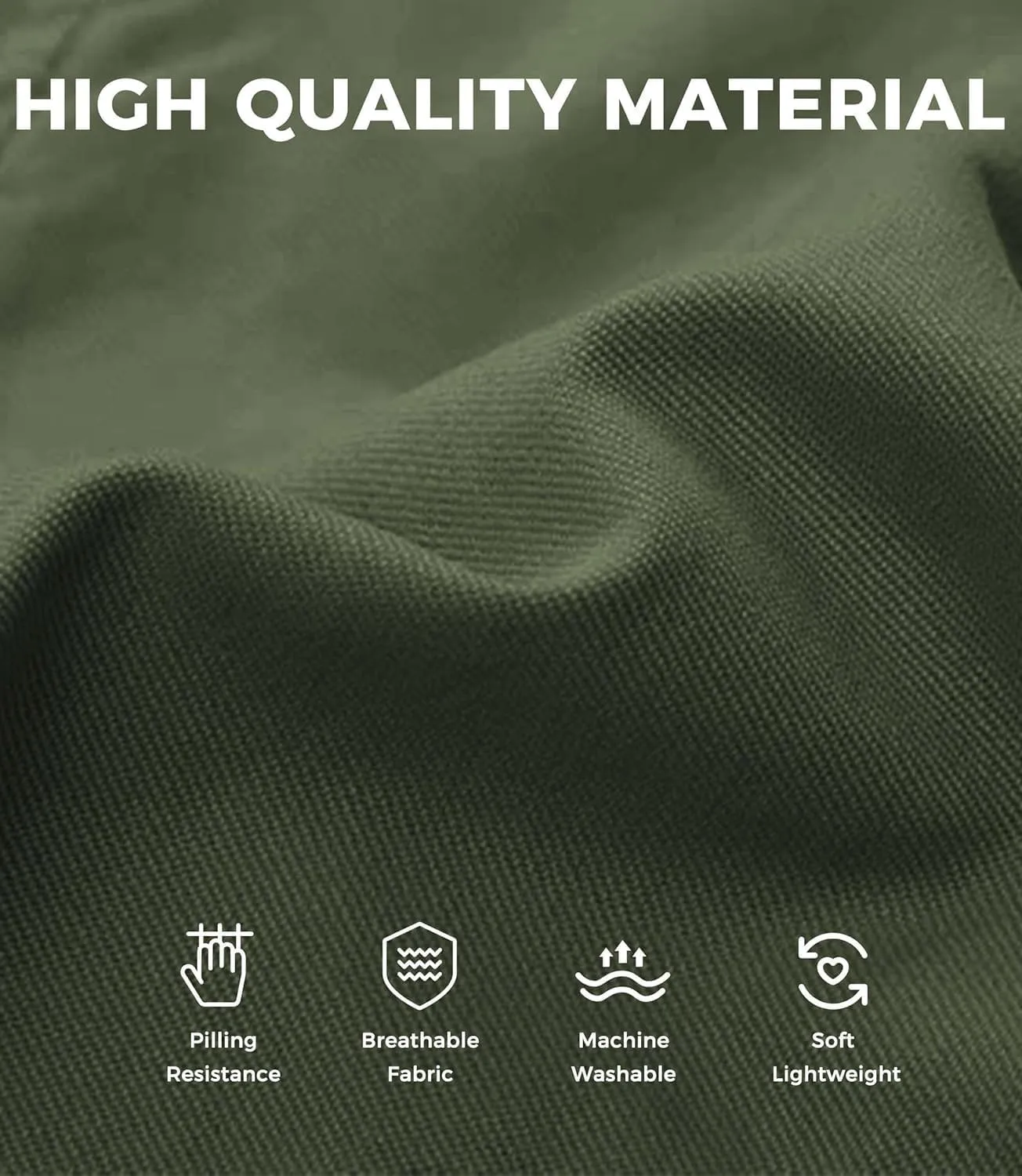 Mens Cargo Shorts Classic Fit Lightweight Ripstop Pants Hiking Outdoor Work Short Trousers with Multi Pocket