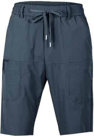 Mens Casual Fashion Capri Pants Summer Hip-Hop Solid Color Drawstring Waisted Running Sport Sweatpants with Pockets