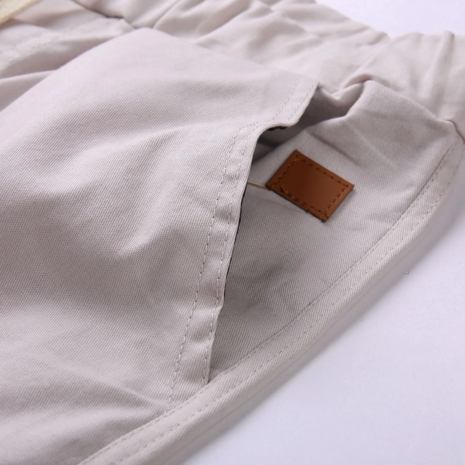 Men's Casual Joggers Sweatpants Athletic Pants Loose Fit Hiking Trousers Outdoor Wearing Pants with Pockets