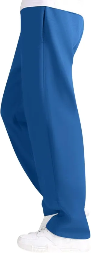 Mens Cotton Pants, Casual Solid Color Elastic Waist Drawstring Pants, Lightweight Summer Beach Trousers with Pockets