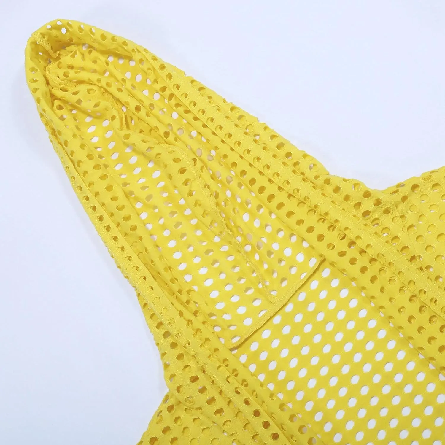 Mens Crotchless Underwear,Men's Jockstrap Sexy Style Male Sex Sexy Hollowed Out Long Cardigan Mesh Street