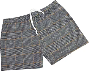 Men's Drawstring Cotton Boxer Short Breathable Mens Boxer, Loose Fit, Knit Boxer Briefs Short Leg Pouch Underpants