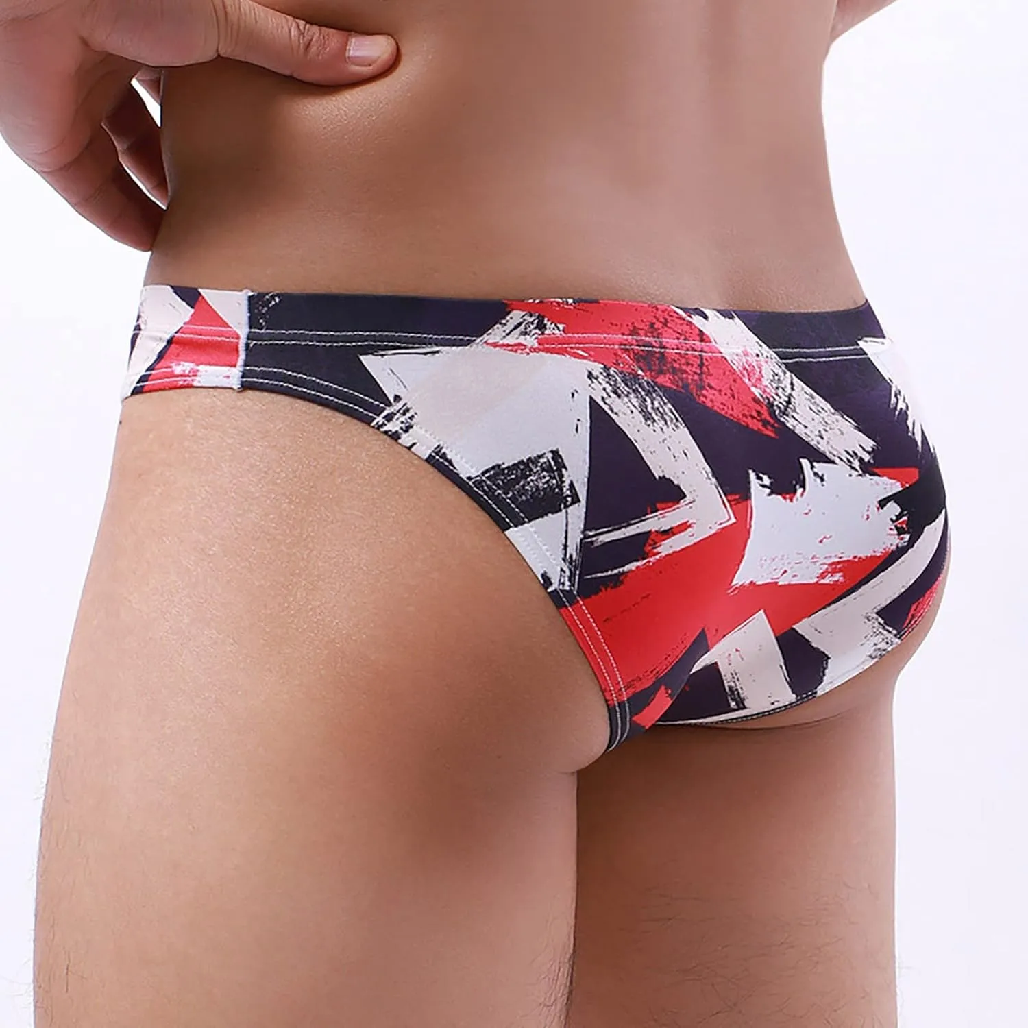 Men's Elephant Nose Pouch Enhancing Boxer Briefs, Bulge Pouch ComfortFlex Breathable Mens Briefs Underwear Thong Undie