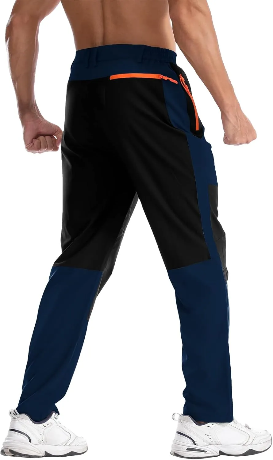 Men's Hiking Pants Lightweight Cargo Pants Quick Dry Water Resistant Outdoor Pants for Work Fishing Climbing