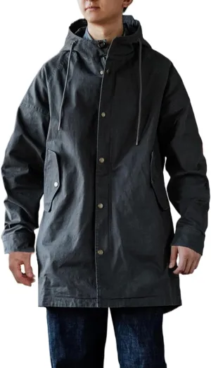 Men's Hooded Parka M51 Military Field Jacket Fashion Fishtail Outwear Coat Windbreaker