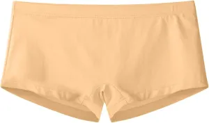 Men's Ice Silk Boxer Briefs Soft Stretch Breathable Sleep Underwear Low Rise Solid Panties