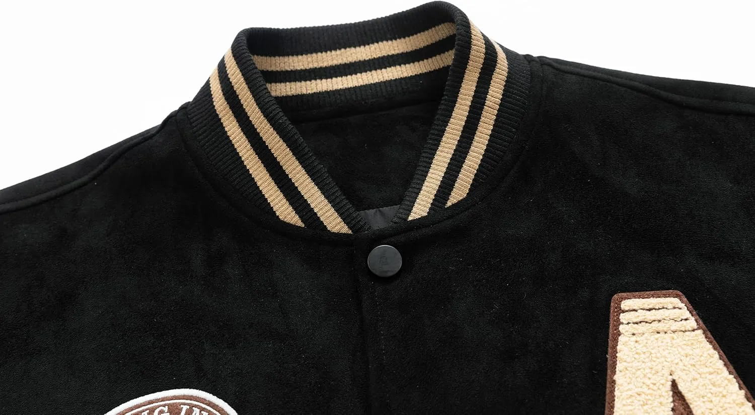 Men's Jacket, Embroidered Logo Jacket Fashion Casual Jacket, Baseball Coat Jacket