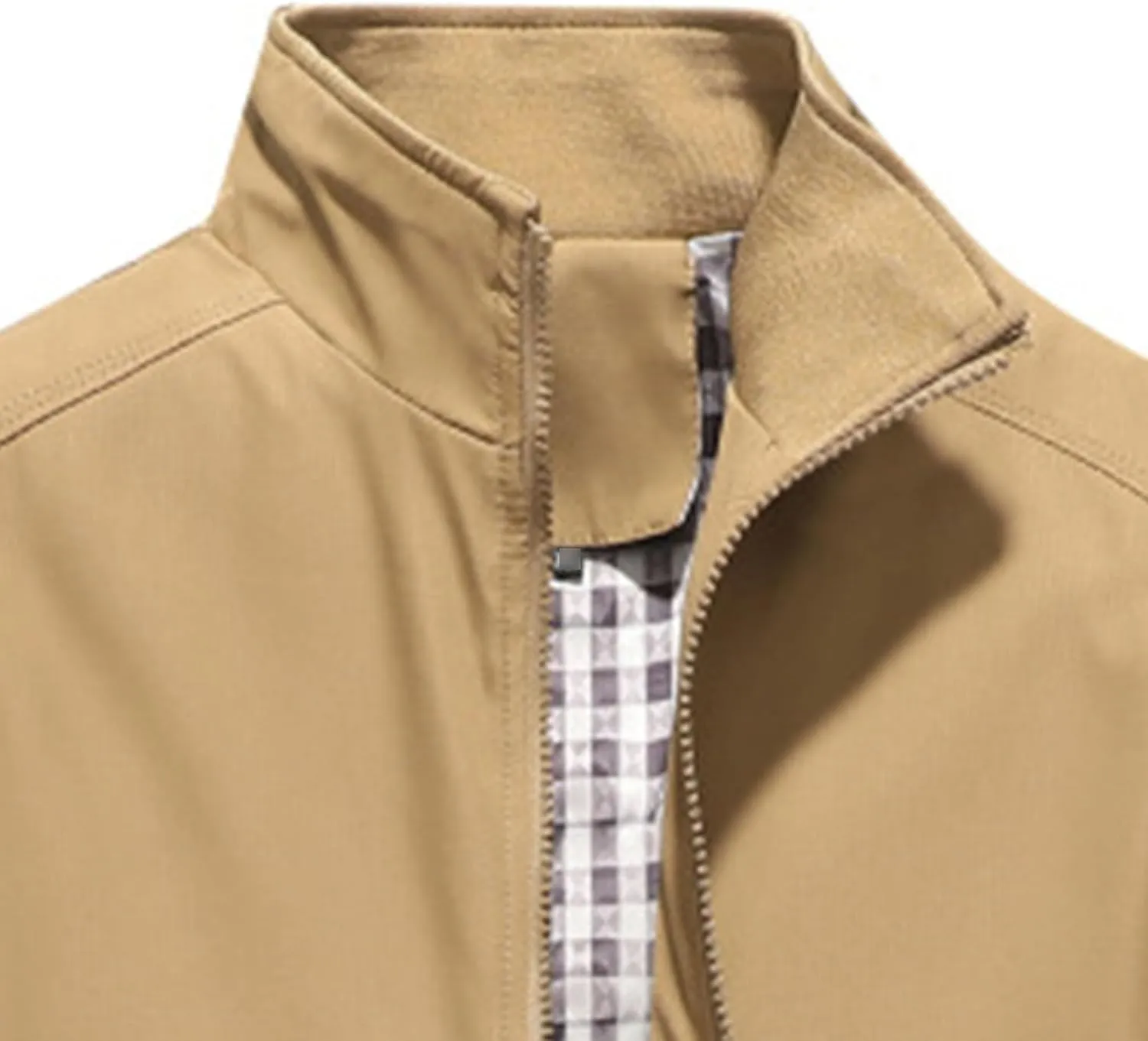 Men's Lightweight Softshell Coat Casual Field Windbreaker Coats Flight Bomber Outdoor Active Jacket