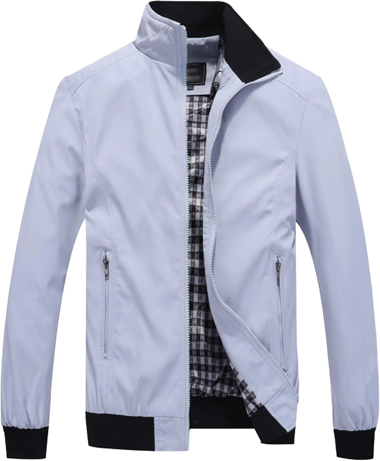 Men's Lightweight Softshell Coat Casual Field Windbreaker Coats Flight Bomber Outdoor Active Jacket