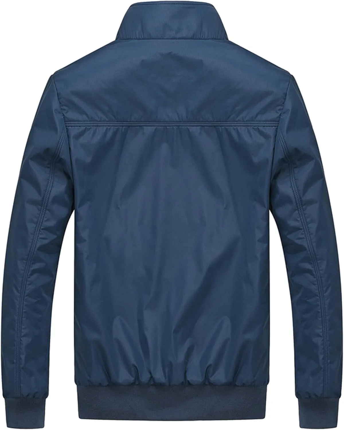 Men's Lightweight Softshell Coat Casual Field Windbreaker Coats Flight Bomber Outdoor Active Jacket