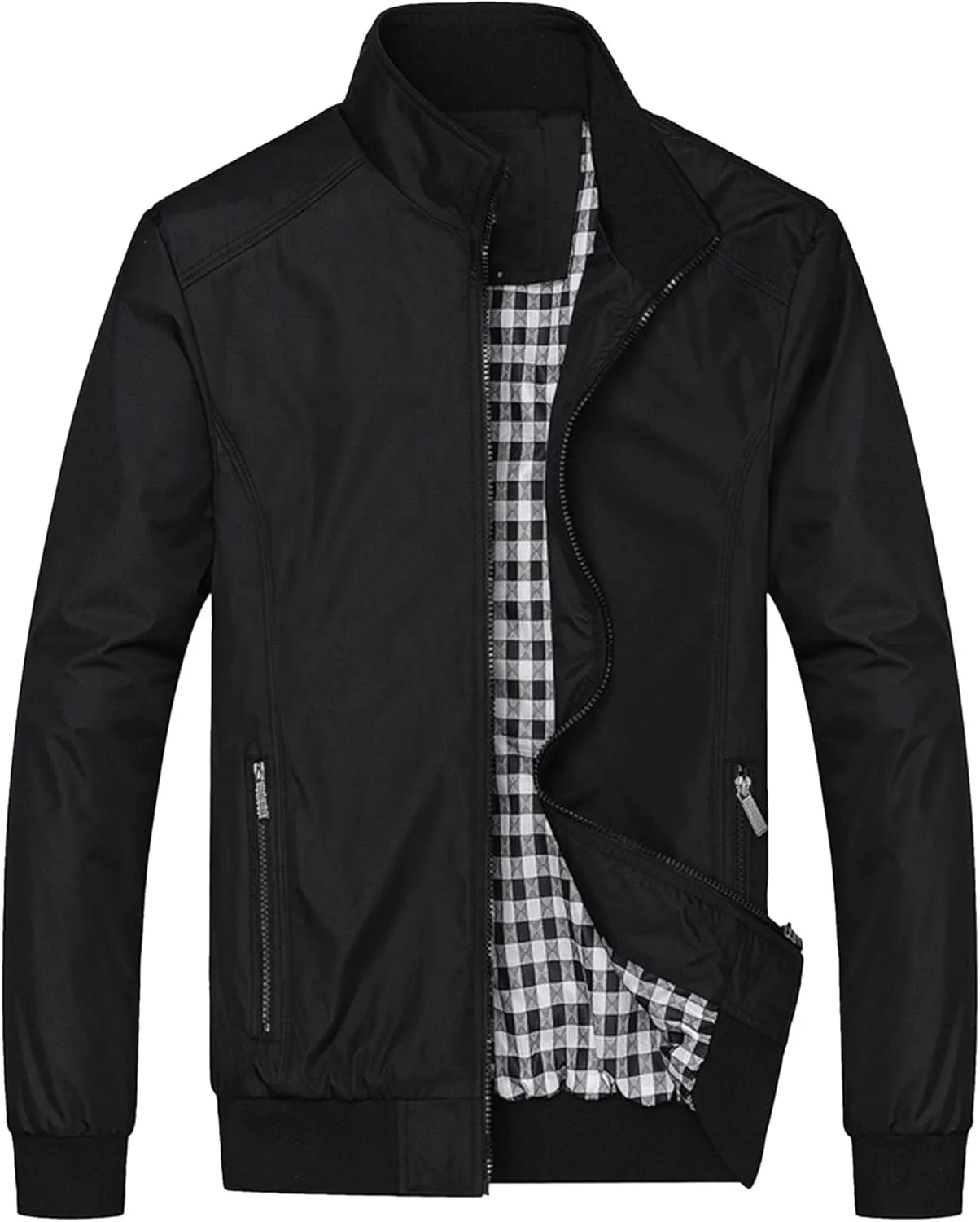 Men's Lightweight Softshell Coat Casual Field Windbreaker Coats Flight Bomber Outdoor Active Jacket