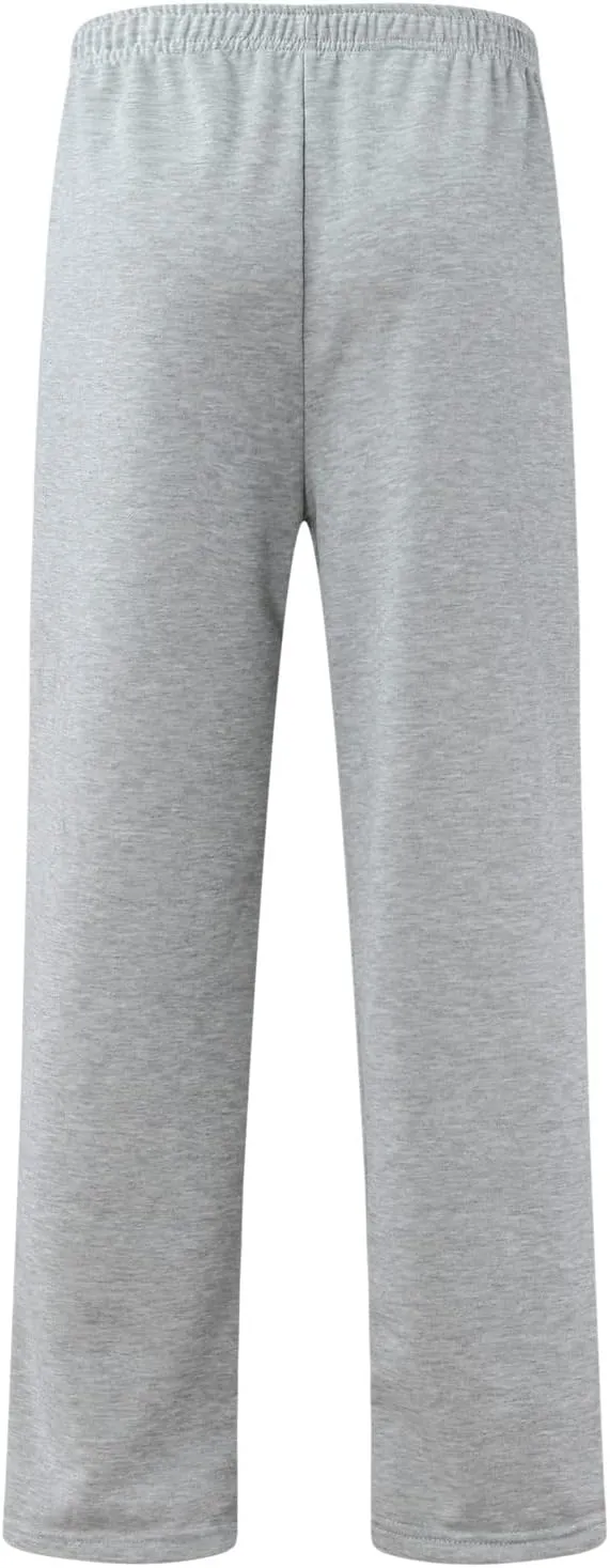 Men's Linen Harem Pants, Casual Loose Drawstring Elastic Waist Sweatpant, Outdoor Baggy Hiking Jogger Trousers Pockets