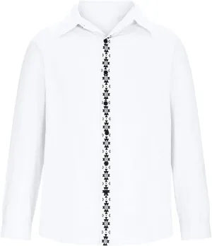 Men's Linen Shirts Long Sleeve Printed Casual Lapel Cardigan Tops Cotton Patchwork Button Trendy Spring 2025 Shirt
