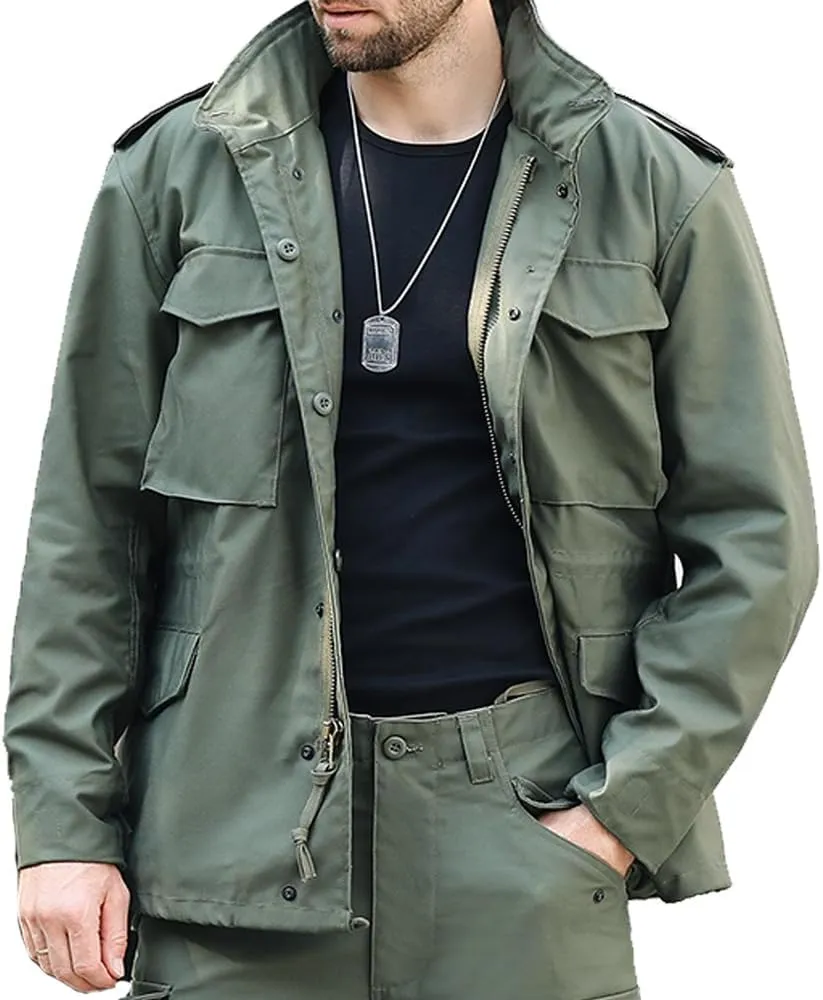 Men's M65 Jacket Trench Coat American Field Outdoor Charging Suit