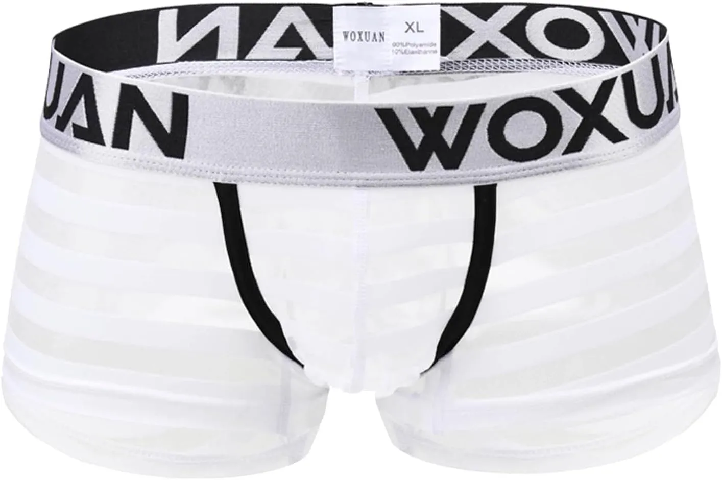 Men's Mesh Boxer Briefs Sexy Underwear Low Rise Pouch Trunks Underwear Men's Lingerie Underwear for Men