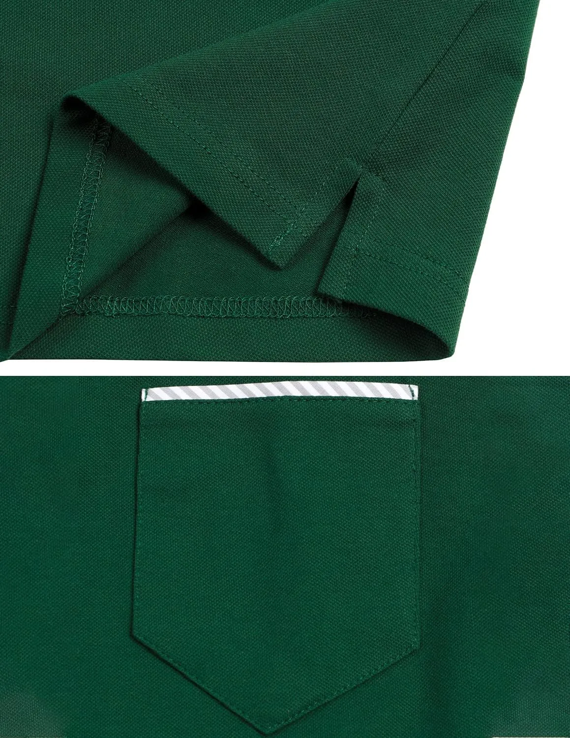 Men's Polo Shirt Long Sleeve Fashion Diagonal Strips Collar Classic Casual T-Shirt