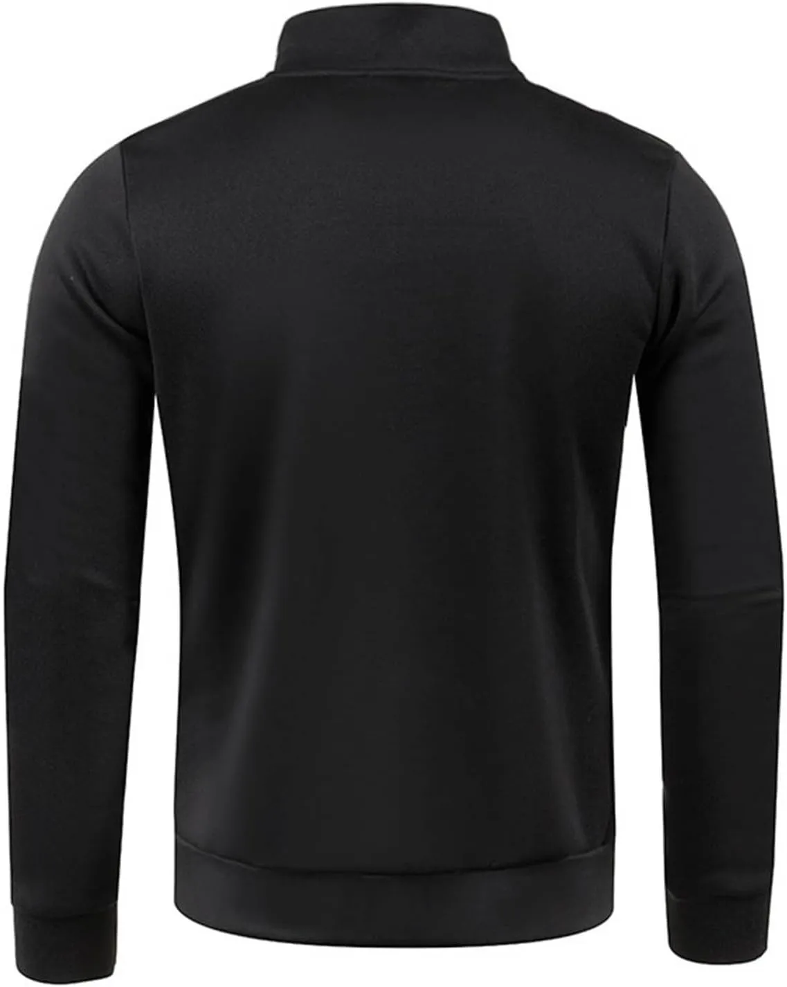 Mens Quarter Zip Pullover Sweater Thermal Mock Neck Sweatshirt Lightweight Slim Fit Performance Fleece Pullover Shirt