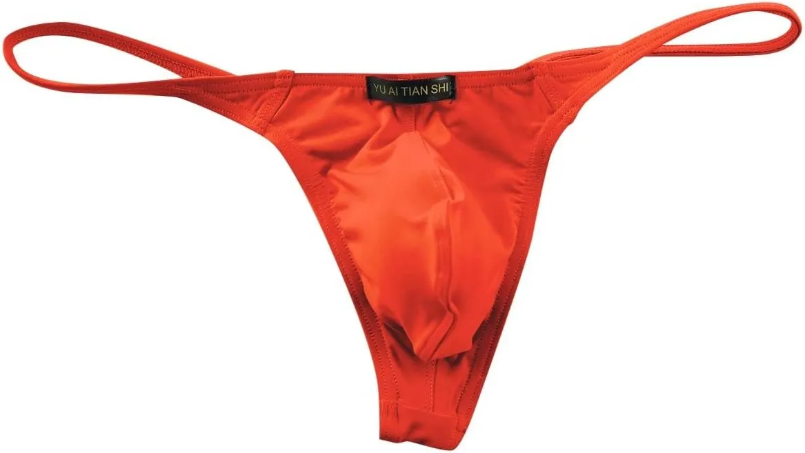Men's Sexy Lingerie Thongs G-Strings Low Waist Mesh Pouch Jock Briefs Sexy Lingerie Bulge Enhancing Stretchy Bikini Briefs