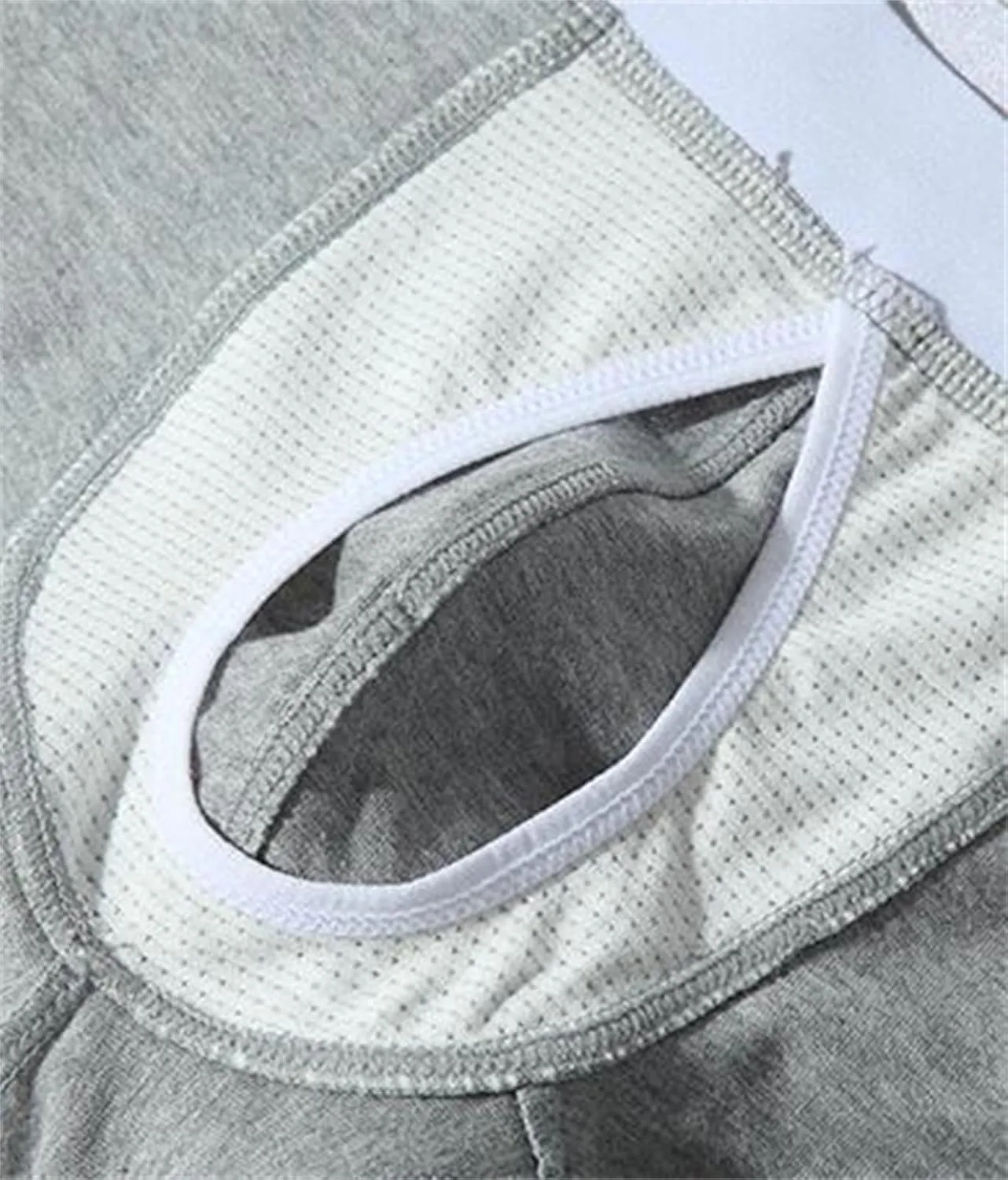 Men's Sexy Underwear Boxer Briefs Modal Solid Color Stretch Funny Boxer Briefs U Bulge 3D Pouch Elastic Waist Boyshort