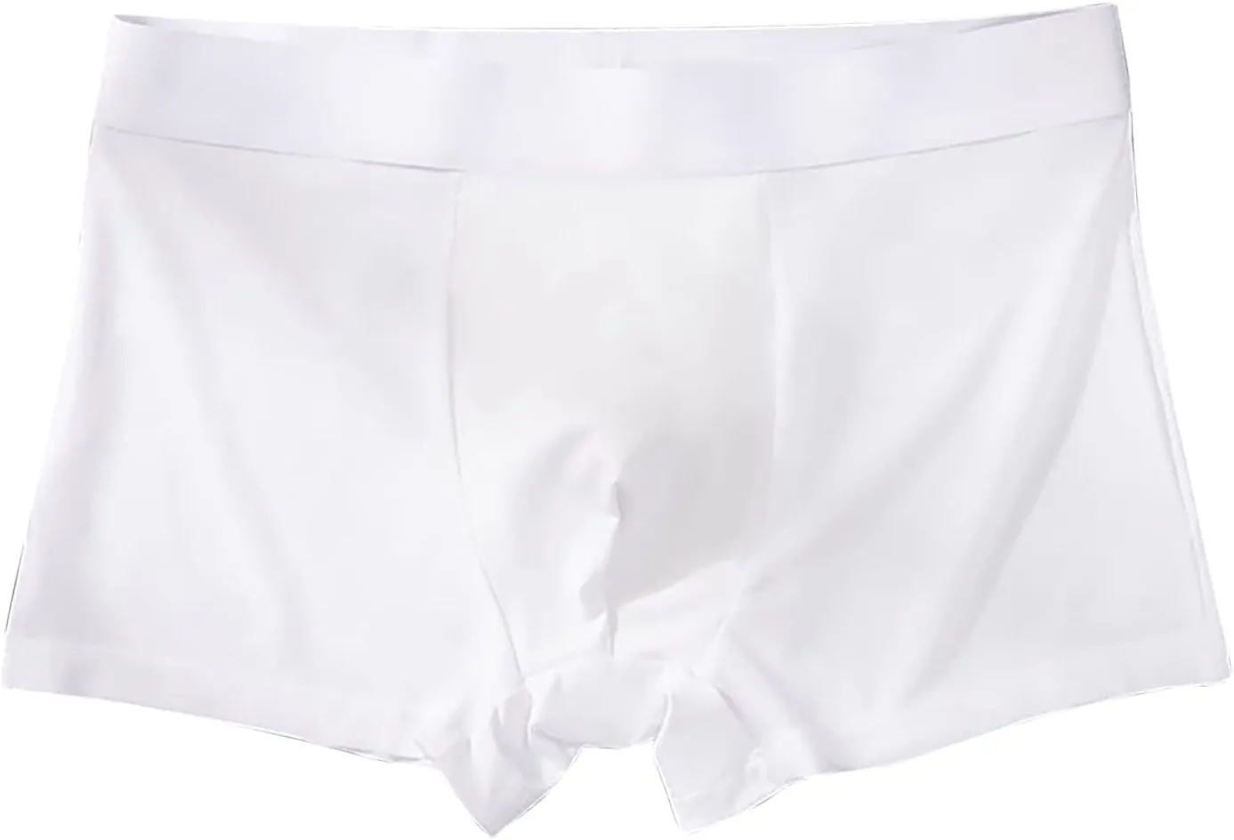 Mens Silk Underwear Boxer Briefs Soft Seamless Underwear Thin Quick Dry Breathable Boxer Briefs Trunks