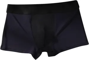 Mens Silk Underwear Boxer Briefs Soft Seamless Underwear Thin Quick Dry Breathable Boxer Briefs Trunks