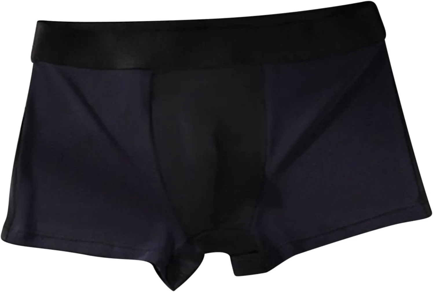 Mens Silk Underwear Boxer Briefs Soft Seamless Underwear Thin Quick Dry Breathable Boxer Briefs Trunks