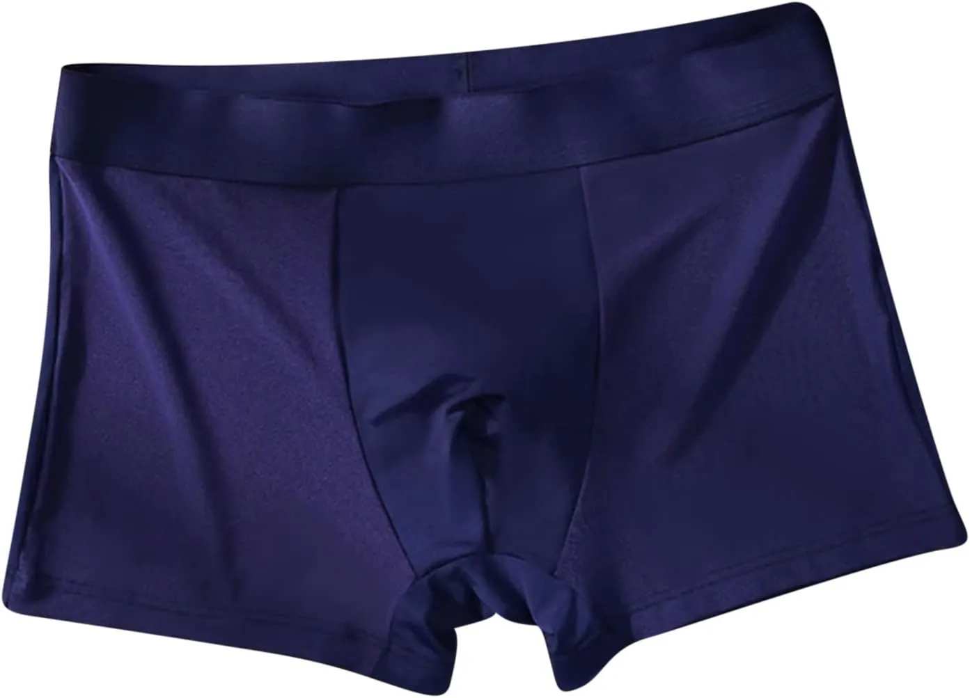 Mens Silk Underwear Boxer Briefs Soft Seamless Underwear Thin Quick Dry Breathable Boxer Briefs Trunks