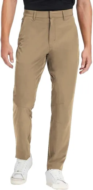 Mens Solid Color Suit Casual Pants Mid Waist Lightweight Slim Fit Fashion Business Pants Dressy Stylish Straight Skinny Pants
